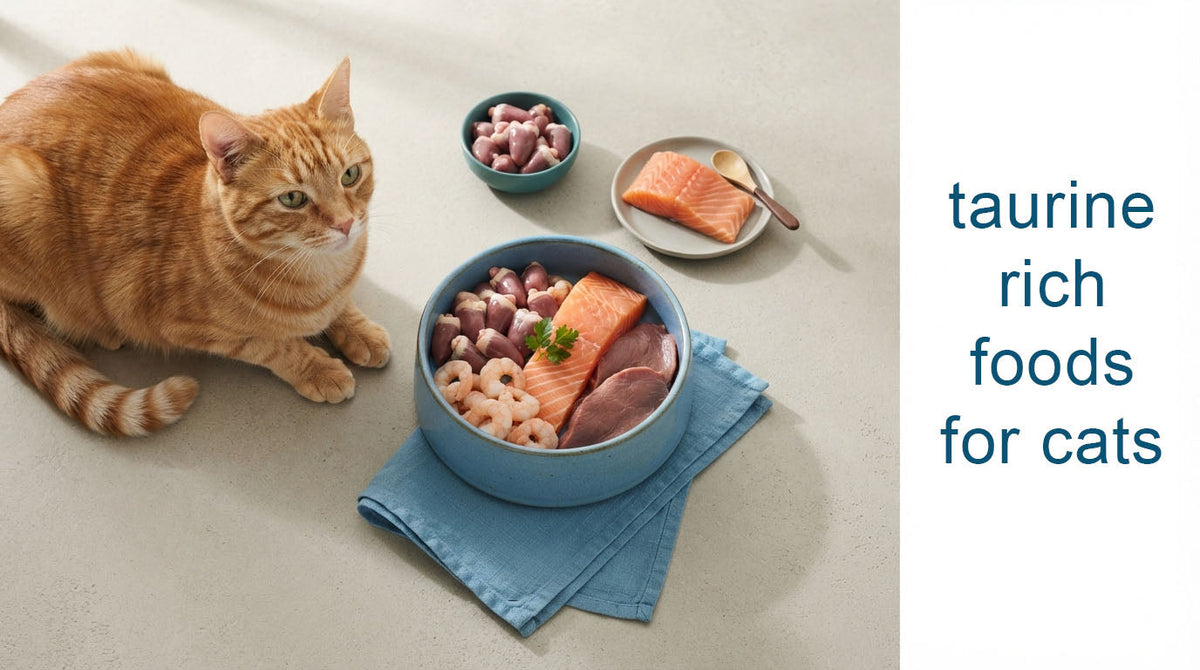 Taurine Rich Foods for Cats: What Actually Belongs in the Bowl