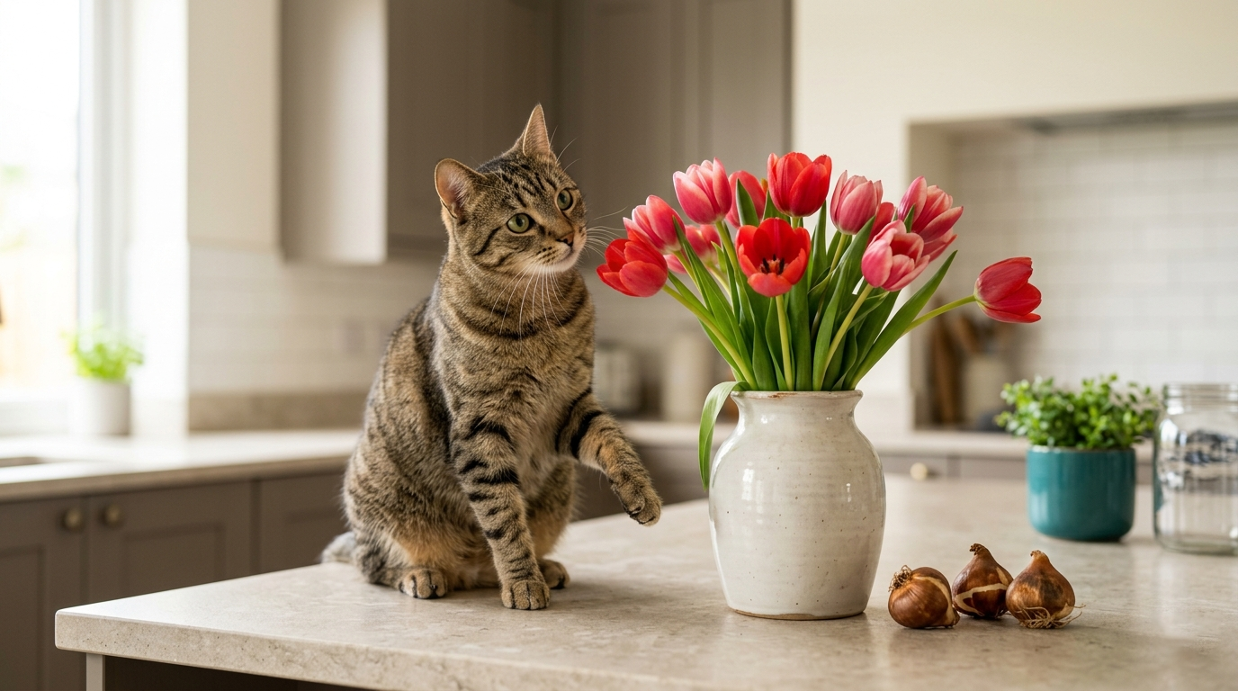 Are Tulips Poisonous for Cats?
