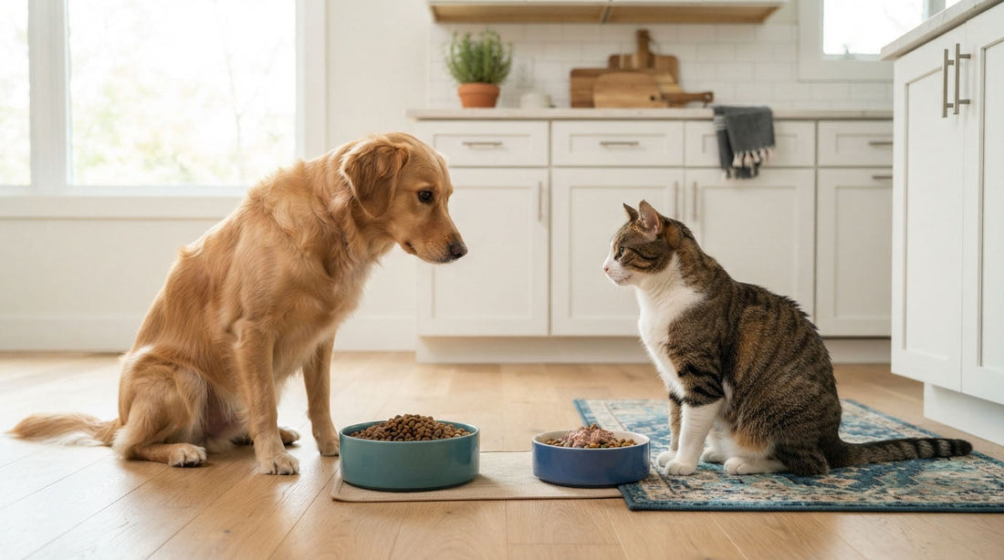 can cats eat dog food
