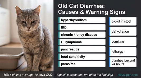 Old Cat Diarrhea: Causes, Signs, and Treatment